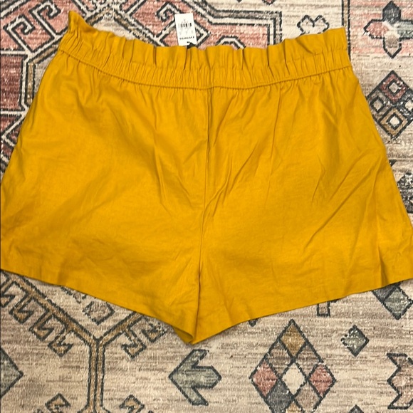 Express Mustard High Waist Shorts - Picture 5 of 5